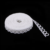 Maxbell 5 Yard Circle Lace Trims Appliques for Wedding Dress Clothes DIY Craft 1.7cm