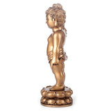 Maxbell Buddha Statue Sculpture Carved Resin Buddhism Prince Figurines Decor Bronze