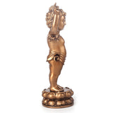 Maxbell Buddha Statue Sculpture Carved Resin Buddhism Prince Figurines Decor Bronze