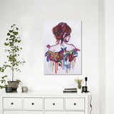 Maxbell 5D Diamond Colorful Animal Pictures Partial Special Drill Painting Beauty