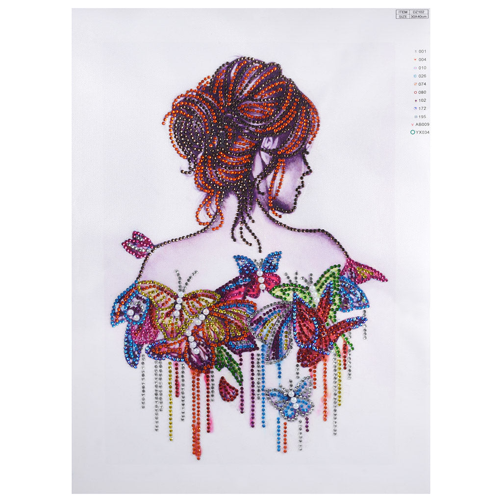 Maxbell 5D Diamond Colorful Animal Pictures Partial Special Drill Painting Beauty