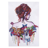 Maxbell 5D Diamond Colorful Animal Pictures Partial Special Drill Painting Beauty