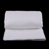 Maxbell 1 Yard Polyester Anti Pill Solid Fleece Fabric for DIY Plush Toy White