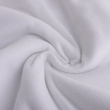 Maxbell 1 Yard Polyester Anti Pill Solid Fleece Fabric for DIY Plush Toy White