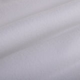 Maxbell 1 Yard Polyester Anti Pill Solid Fleece Fabric for DIY Plush Toy White