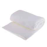 Maxbell 1 Yard Polyester Anti Pill Solid Fleece Fabric for DIY Plush Toy White