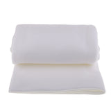 Maxbell 1 Yard Polyester Anti Pill Solid Fleece Fabric for DIY Plush Toy White