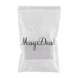 Maxbell 1 Yard Polyester Anti Pill Solid Fleece Fabric for DIY Plush Toy White