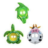 Maxbell Inflatable Swimming Ring Pool Float Kid Waist Float Ring Cute Toy Sea turtle