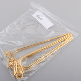 Maxbell 10Pcs Alloy Hair Pin Sticks Chinese Hair Clips DIY Hair Accessories Golden