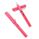 Maxbell 2x Fountain Ink Pen Nib Pen Calligraphy Office School Stationery pink