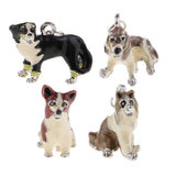 Maxbell Cute Animal Dogs Charms Pendants for DIY Necklace Jewelry Making Style 1