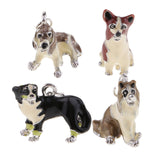 Maxbell Cute Animal Dogs Charms Pendants for DIY Necklace Jewelry Making Style 1