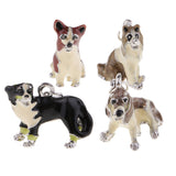 Maxbell Cute Animal Dogs Charms Pendants for DIY Necklace Jewelry Making Style 1