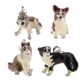 Maxbell Cute Animal Dogs Charms Pendants for DIY Necklace Jewelry Making Style 1