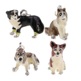 Maxbell Cute Animal Dogs Charms Pendants for DIY Necklace Jewelry Making Style 1