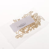 Maxbell 12 Pieces Gold Metal Flamingo Shape Paper Clips Office Bookmarks Stationery