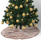 Maxbell Christmas Decoration Plush Christmas Tree Skirt Christmas Ornaments 120cm