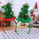 Maxbell Mini Christmas Tree with Star Headband Red