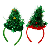 Maxbell Mini Christmas Tree with Star Headband Red