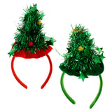 Maxbell Mini Christmas Tree with Star Headband Red