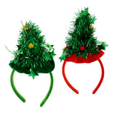Maxbell Mini Christmas Tree with Star Headband Red