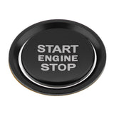 Maxbell Engine Start Stop Ignition Button Cover Trim Sticker For Audi A4 A5 Black