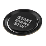 Maxbell Engine Start Stop Ignition Button Cover Trim Sticker For Audi A4 A5 Black