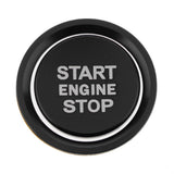 Maxbell Engine Start Stop Ignition Button Cover Trim Sticker For Audi A4 A5 Black