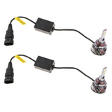 Maxbell 1 Pair 9012 HIR2 3 Color Headlight Auto LED headlamp Bulbs Conversion Kit