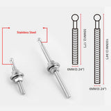 Maxbell Car Universal Quick Release Latch Low Profile Hood Pins Lock 100mm Black