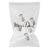 Maxbell 5Pcs DPCF4-M5 Air Water Hose Tube Push In Female Thread Pneumatic Fittings