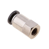 Maxbell 5Pcs DPCF4-M5 Air Water Hose Tube Push In Female Thread Pneumatic Fittings
