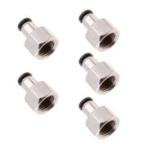Maxbell 5PCS DPCF4-02 Air Water Hose Tube Push In Female Thread Pneumatic Fittings