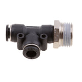 Maxbell 5 Pieces Air Water Line Hose Tube Triple Push In Pneumatic Fitting DPD-D8-04
