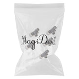 Maxbell 5 Pieces Air Water Line Hose Tube Triple Push In Pneumatic Fitting DPD-D8-04