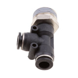 Maxbell 5 Pieces Air Water Line Hose Tube Triple Push In Pneumatic Fitting DPD-D8-04