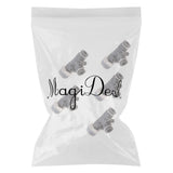 Maxbell 5 Pieces Air Water Line Hose Tube Triple Push In Pneumatic Fitting DPD-D6-03