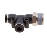 Maxbell 5 Pieces Air Water Line Hose Tube Triple Push In Pneumatic Fitting DPD-D6-03