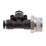 Maxbell 5 Pieces Air Water Line Hose Tube Triple Push In Pneumatic Fitting DPD-D6-04