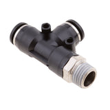 Maxbell 5 Pieces Air Water Line Hose Tube Triple Push In Pneumatic Fitting DPD-D8-02