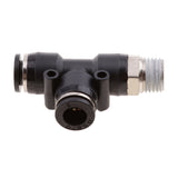 Maxbell 5 Pieces Air Water Line Hose Tube Triple Push In Pneumatic Fitting DPD-D8-02