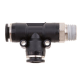 Maxbell 5 Pieces Air Water Line Hose Tube Triple Push In Pneumatic Fitting DPD-D8-02