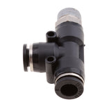 Maxbell 5 Pieces Air Water Line Hose Tube Triple Push In Pneumatic Fitting DPD-D8-02