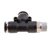 Maxbell 5 Pieces Air Water Line Hose Tube Triple Push In Pneumatic Fitting DPD-D8-02