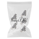 Maxbell 5 Pieces Air Water Line Hose Tube Triple Push In Pneumatic Fitting DPD-D6-02