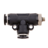 Maxbell 5 Pieces Air Water Line Hose Tube Triple Push In Pneumatic Fitting DPD-D6-M5