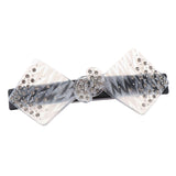 Maxbell Spring Barrette Resin Geometric Hair Grip Clip Women Hair Jewelry Gray