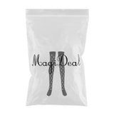 Maxbell Women Halloween Thigh High Long Stockings Over Knee Costume White Dot