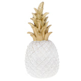 Creative Resin Pineapple Shaped Ornament Gift Home Desktop Decoration White